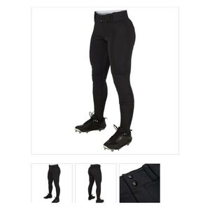 Champro Womens Black Fastpitch Softball Pants Size L